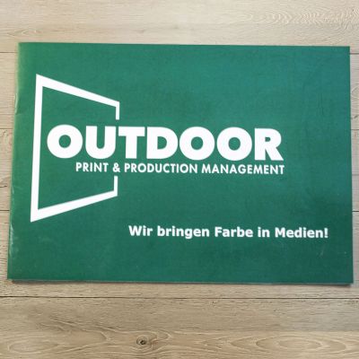 Broschüre für Outdoorproduction
