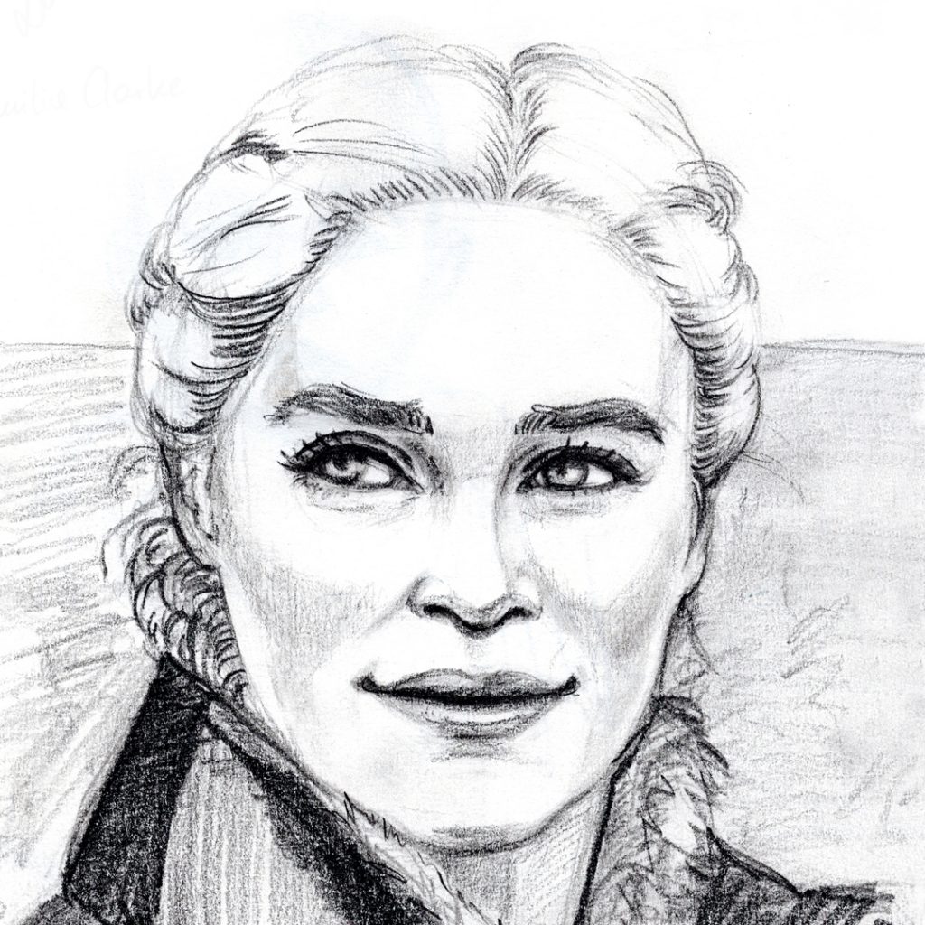 Bleistift Porträt Daenerys (We ♥ You, Khaleesi)