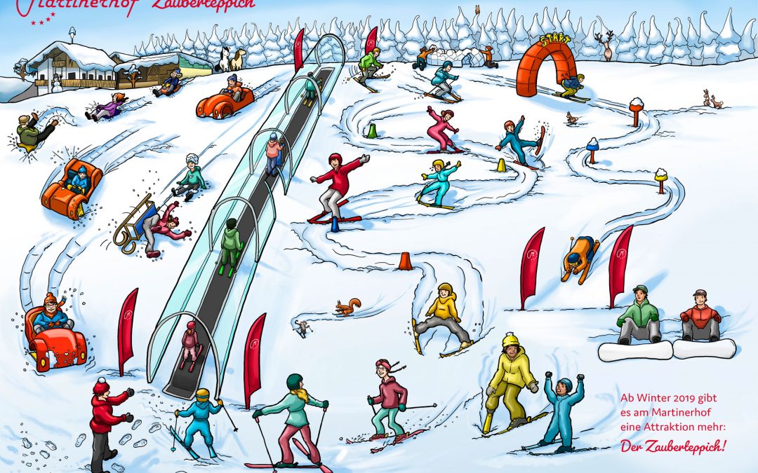 Skilift Illustration
